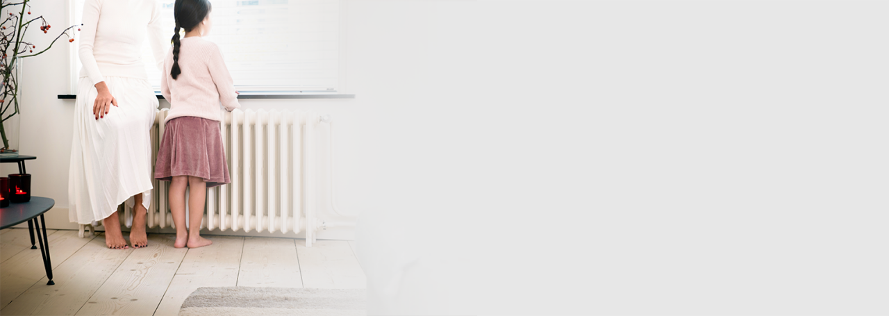 air to water high temperature radiator heating