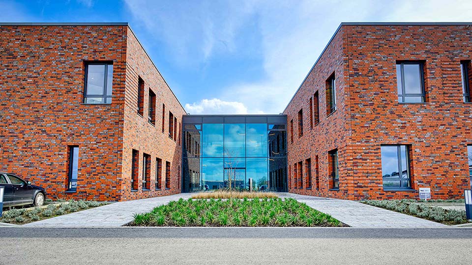 Commercial building exterior