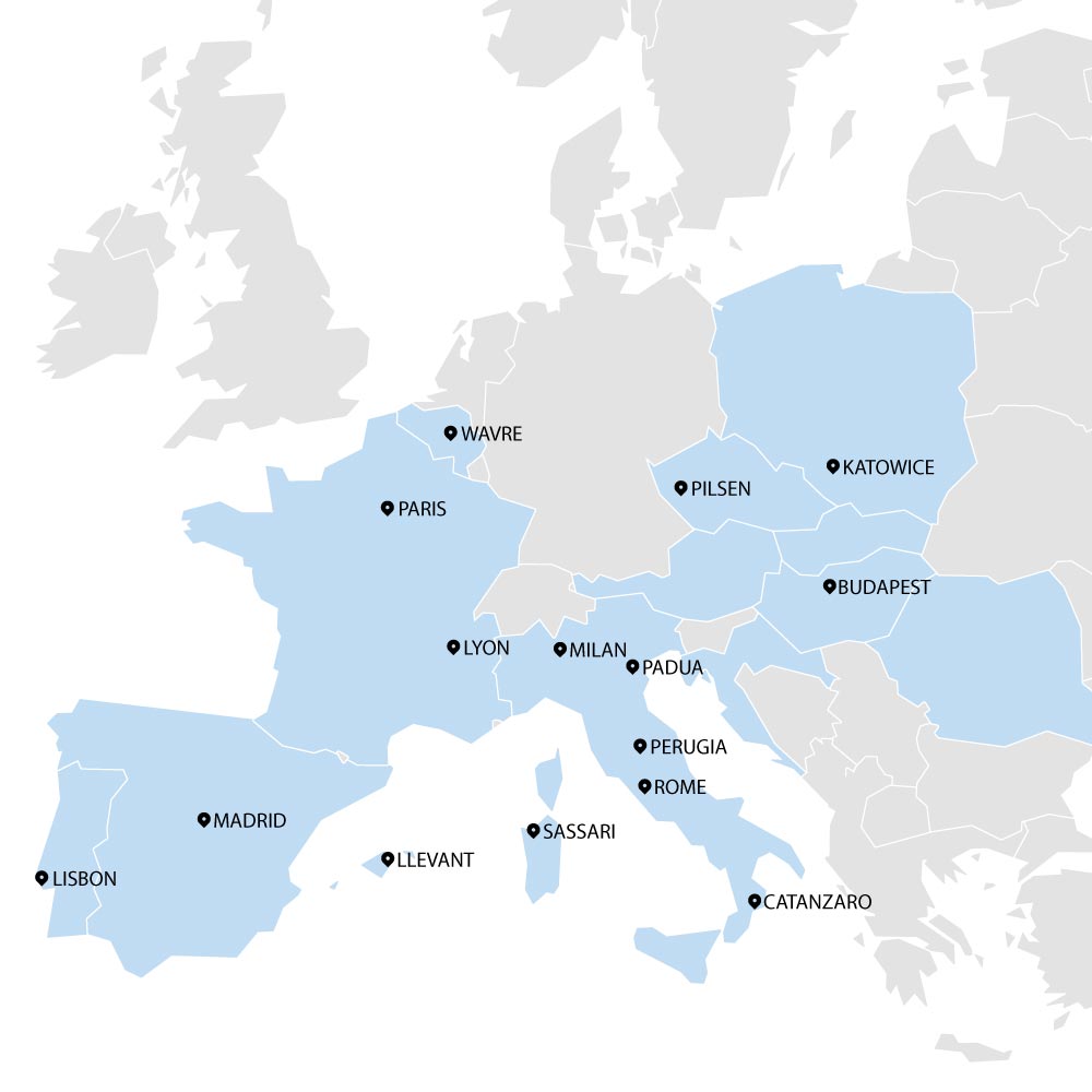 rental chillers locations map